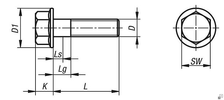 Dacromet Coated Flange Bolts (2)
